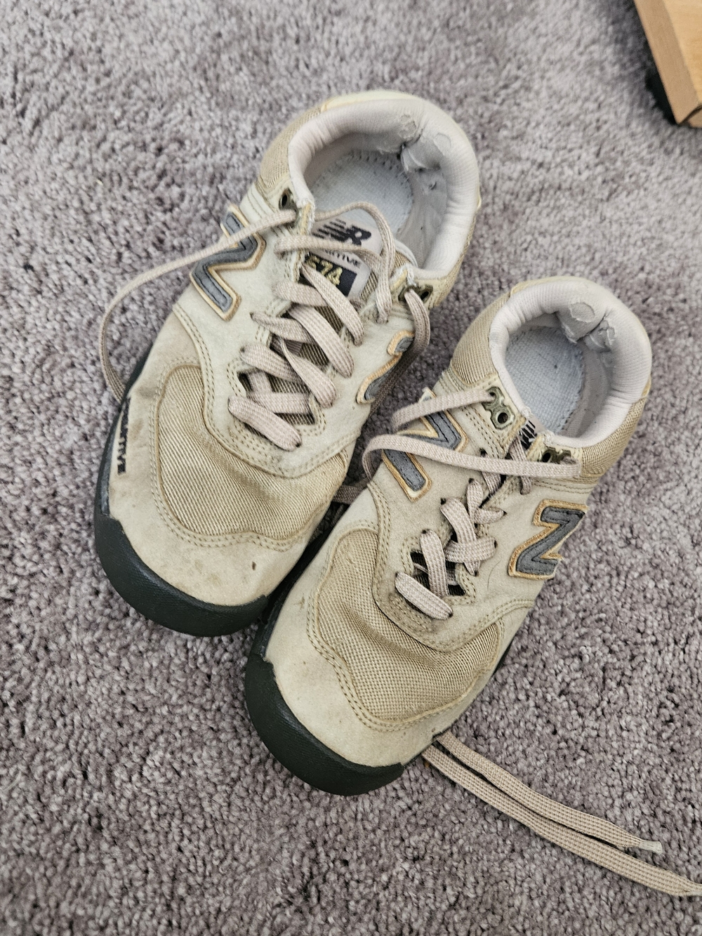 New Balance Beige/Tan Athletic Shoes